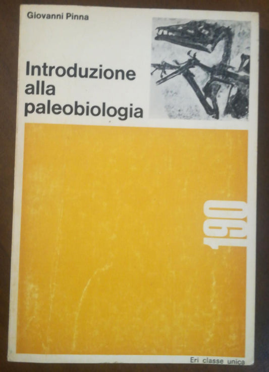INTRODUZIONE ALLA PALEOBIOLOGIA - copertina