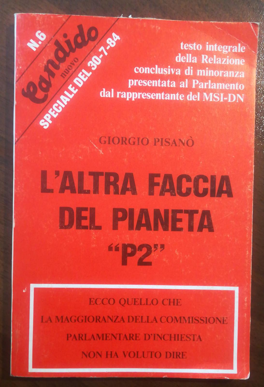 L'ALTRA FACCIA DEL PIANETA P2 - copertina