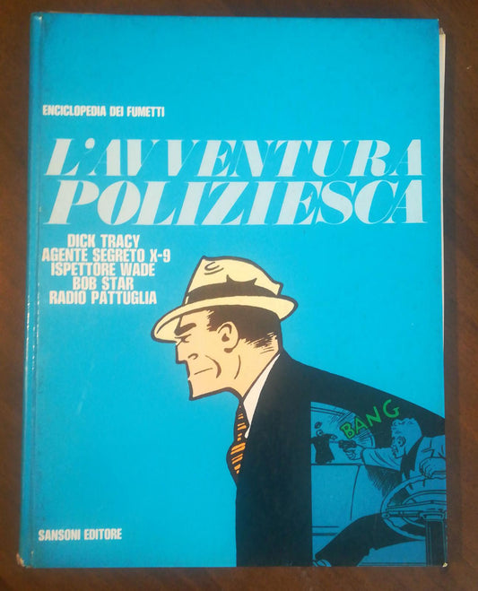 Enciclopedia dei fumetti L'avventura Poliziesca - copertina