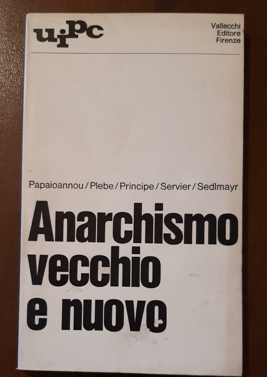 Anarchismo vecchio e nuovo - copertina