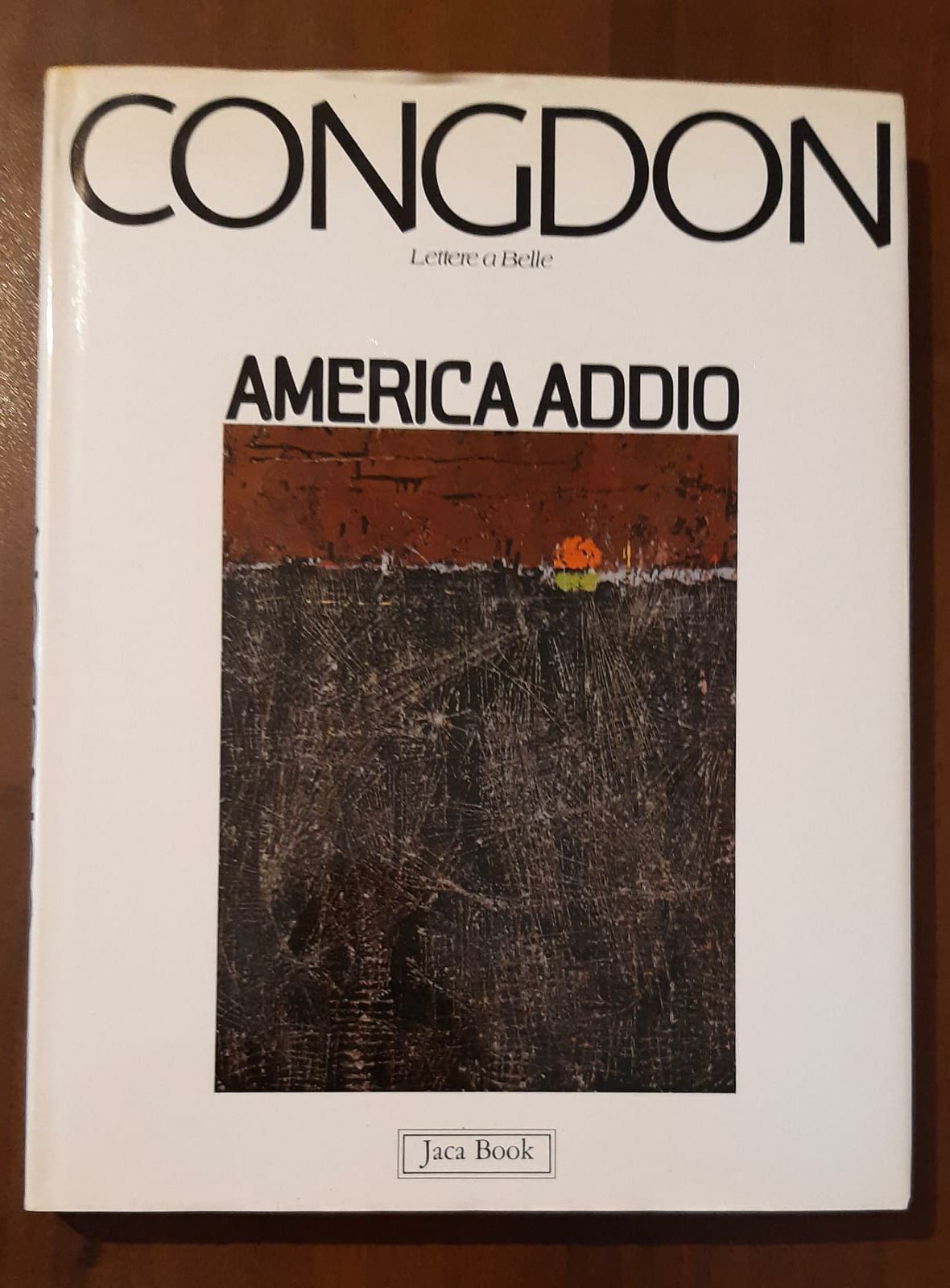 America addio - Lettera a Belle - copertina