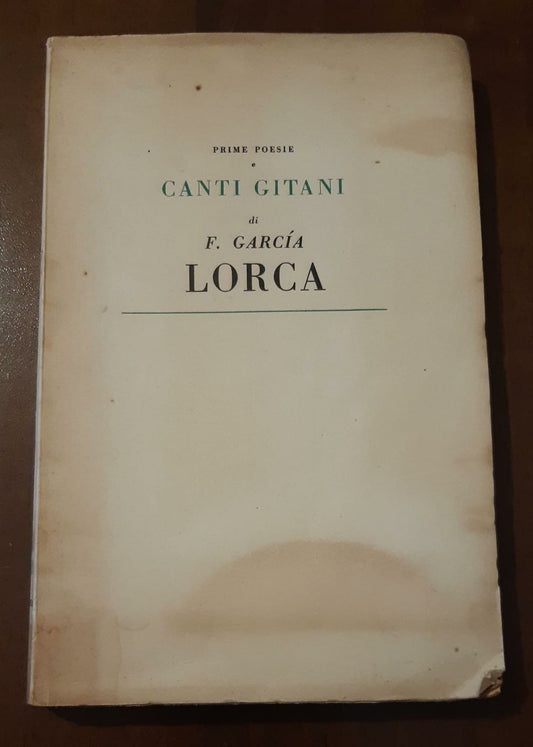 Canti Gitani e Prime poesie - copertina
