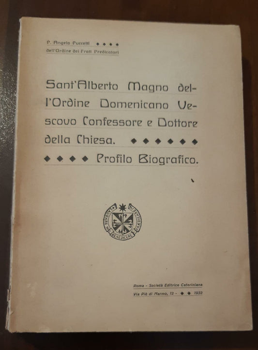 Sant'Alberto Magno l'ordine domenicano vescovo confessore e dottore della chiesa - copertina