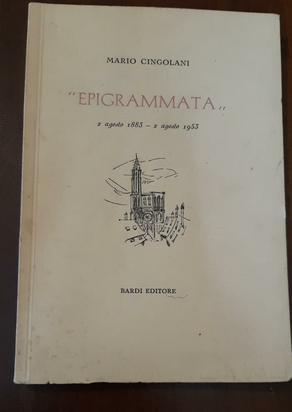 Epigrammata. - copertina