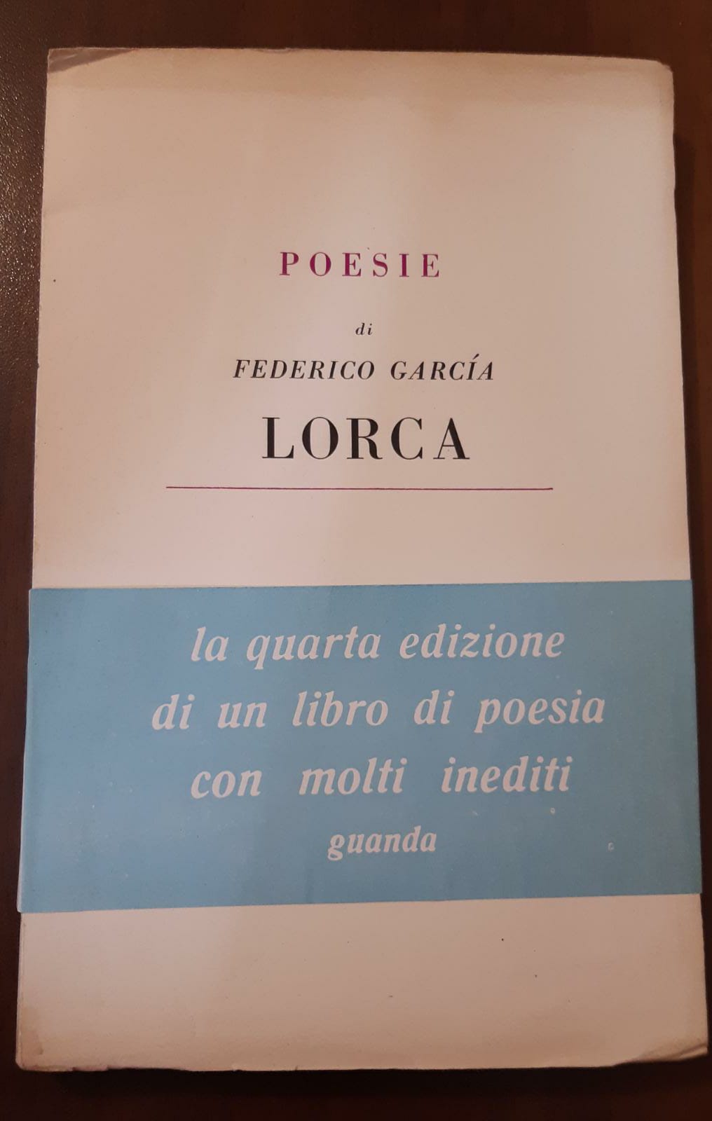 Poesie di Federico Garcia Lorca Editore Guanda - copertina