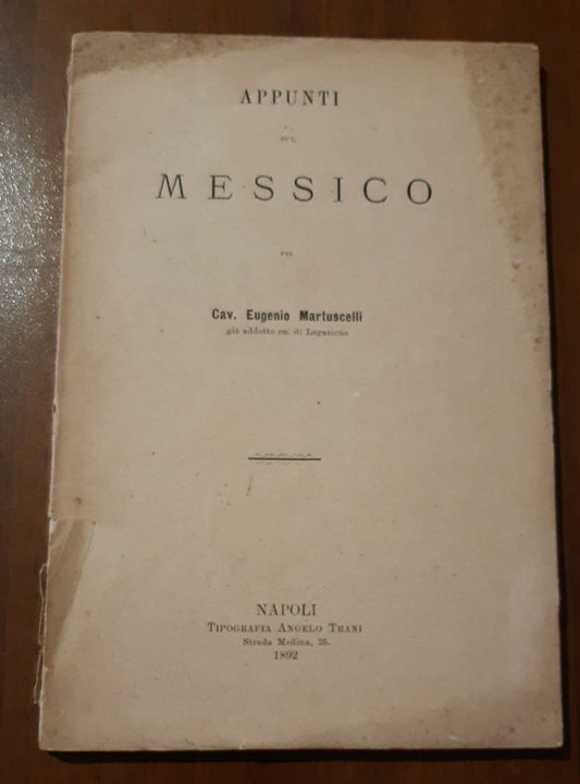 Appunti sul Messico - copertina