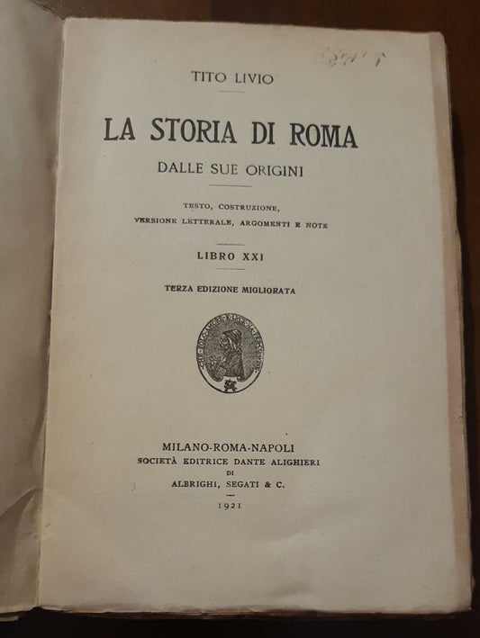 La storia di Roma dalle sue origini - copertina