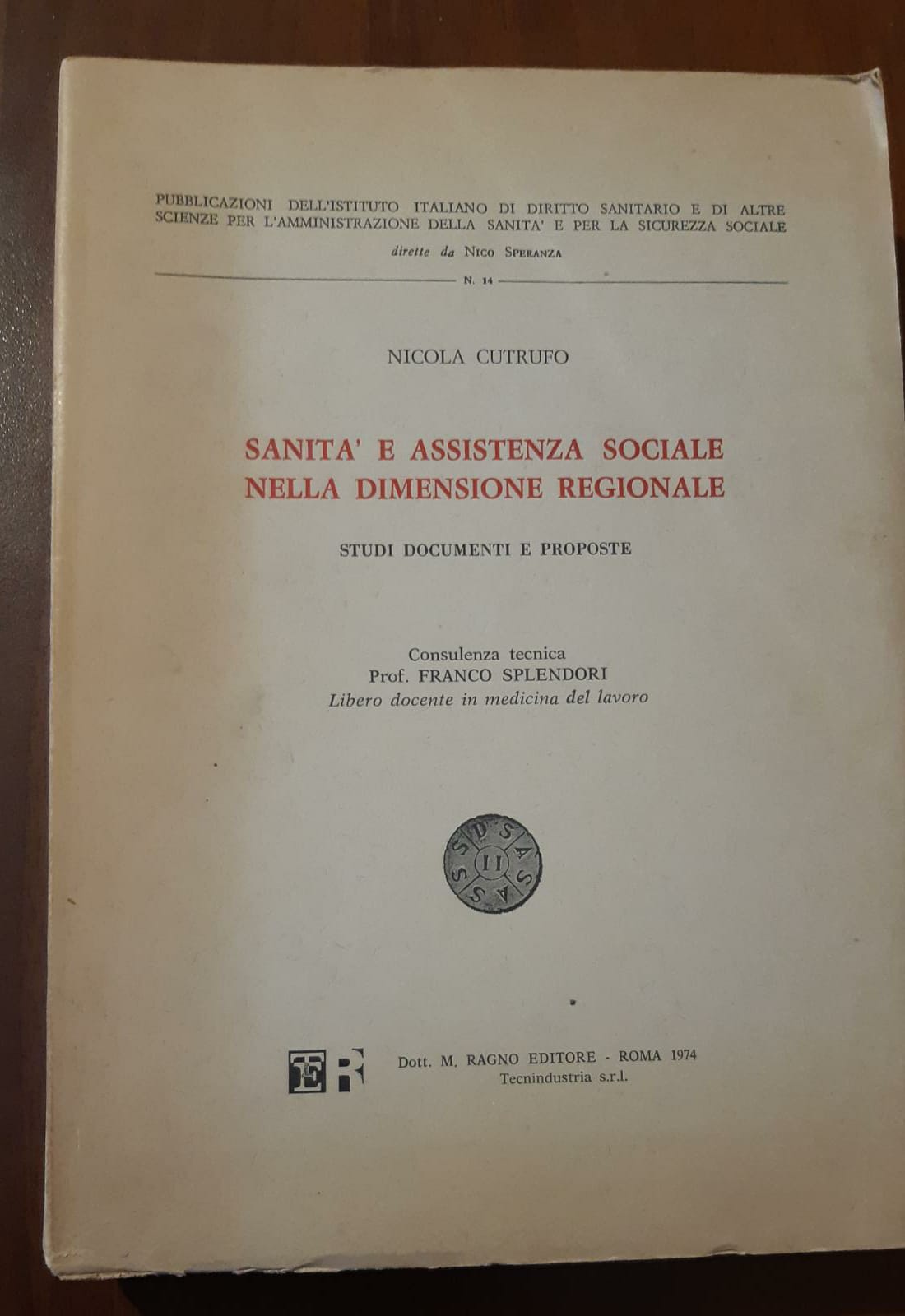 Sanità e assistenza sociale nella dimensione regionale - copertina
