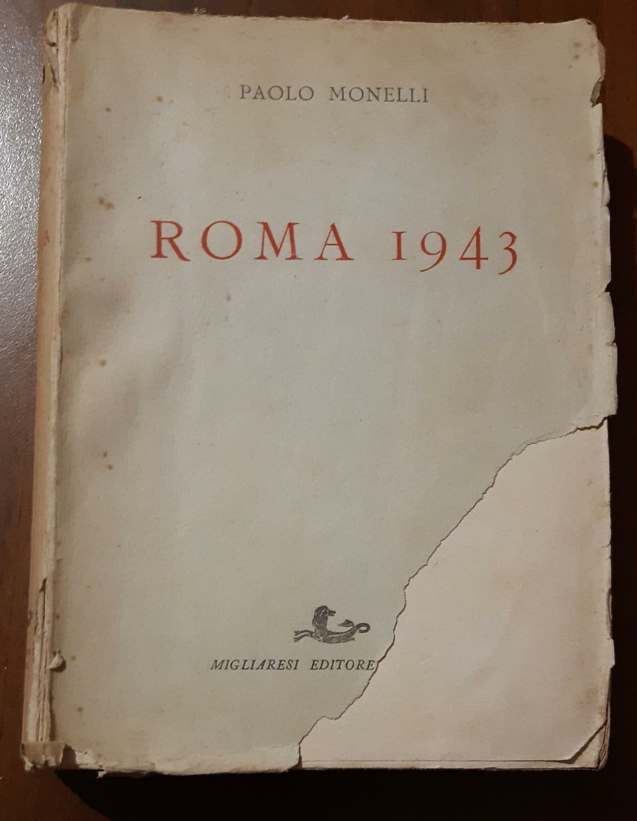 Roma 1943 - copertina