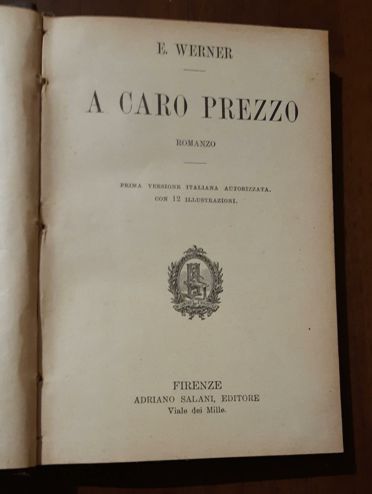 A caro prezzo - copertina
