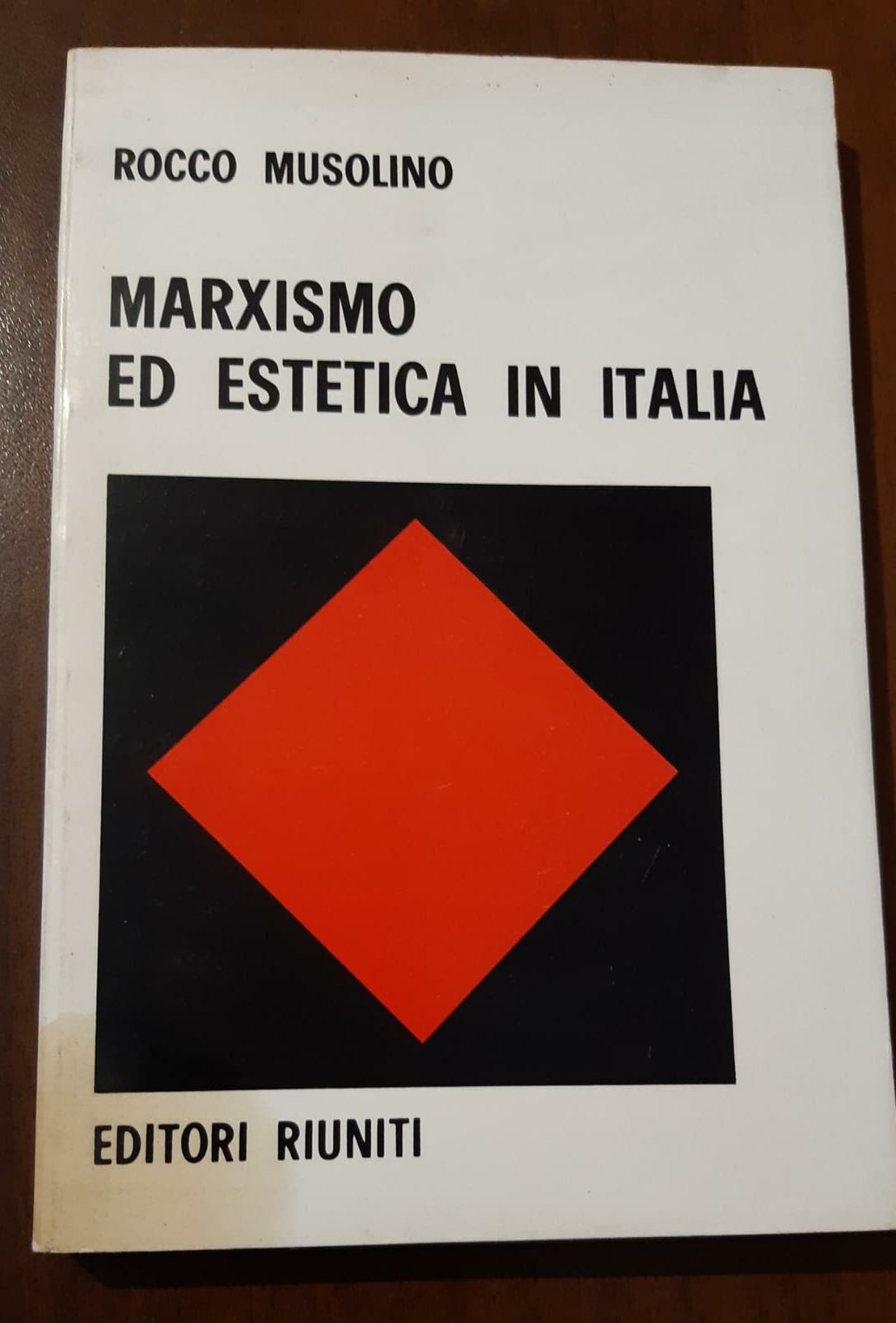 Marxismo ed estetica in Italia - copertina
