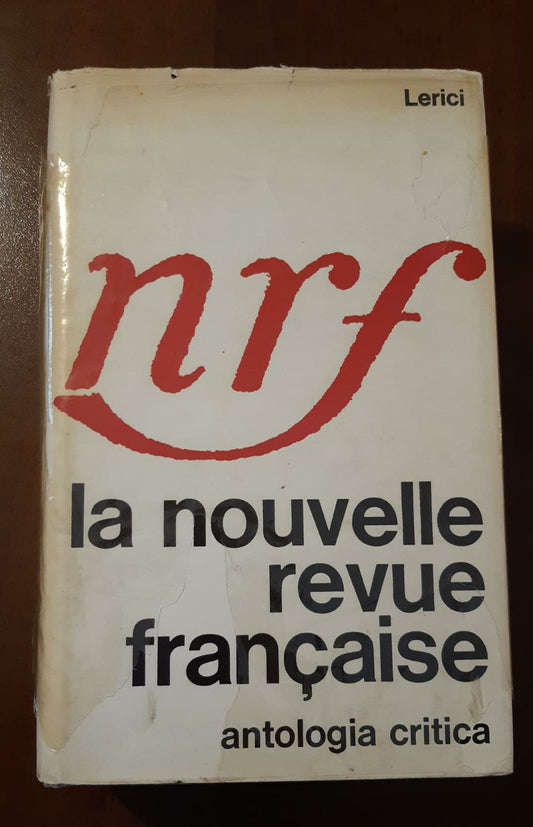 La nouvelle revue francaise antologia critica - copertina