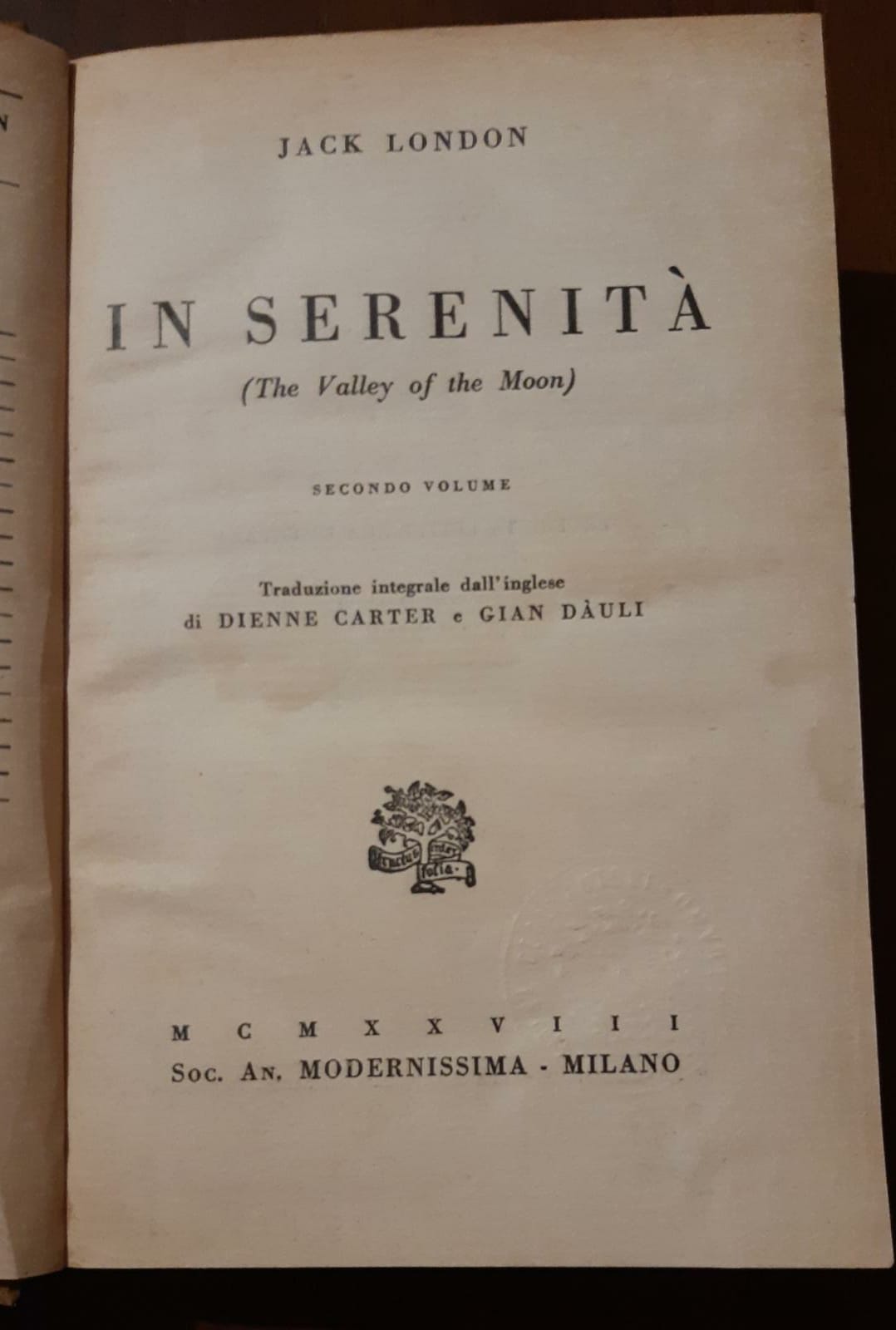 In serenità - copertina