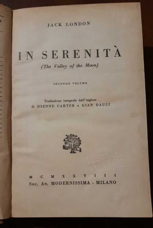 In serenità - copertina