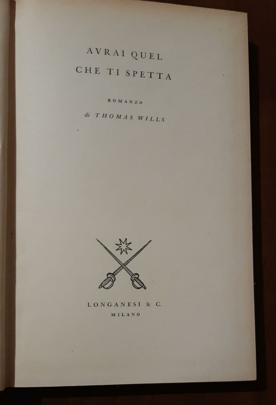 Avrai quel che ti aspetta - copertina