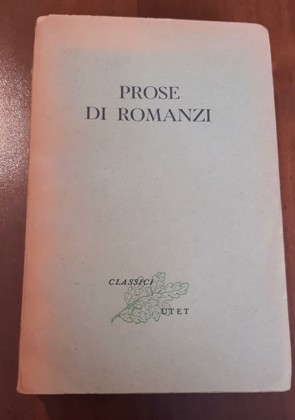 Prose di Romanzi - copertina