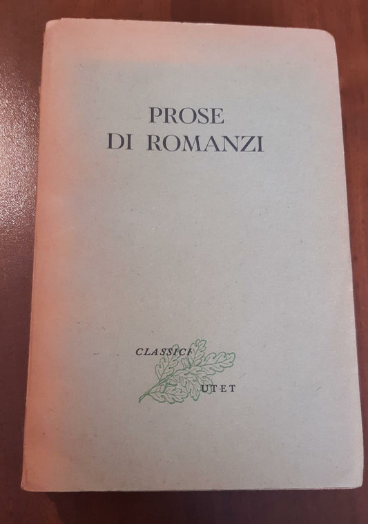 Prose di Romanzi - copertina