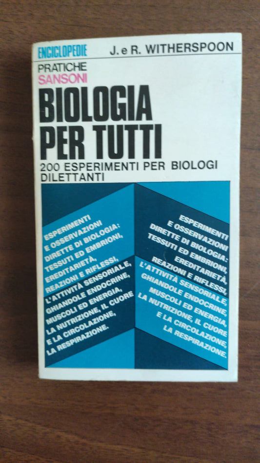Biologia per tutti - copertina