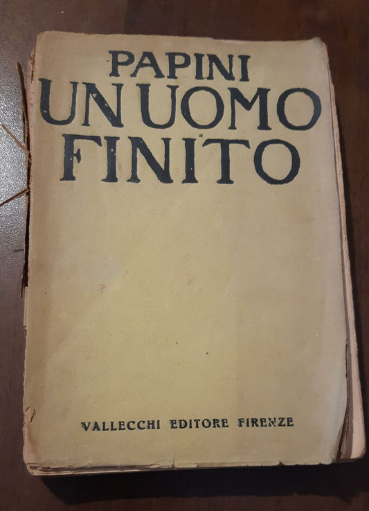 Un uomo finito - copertina