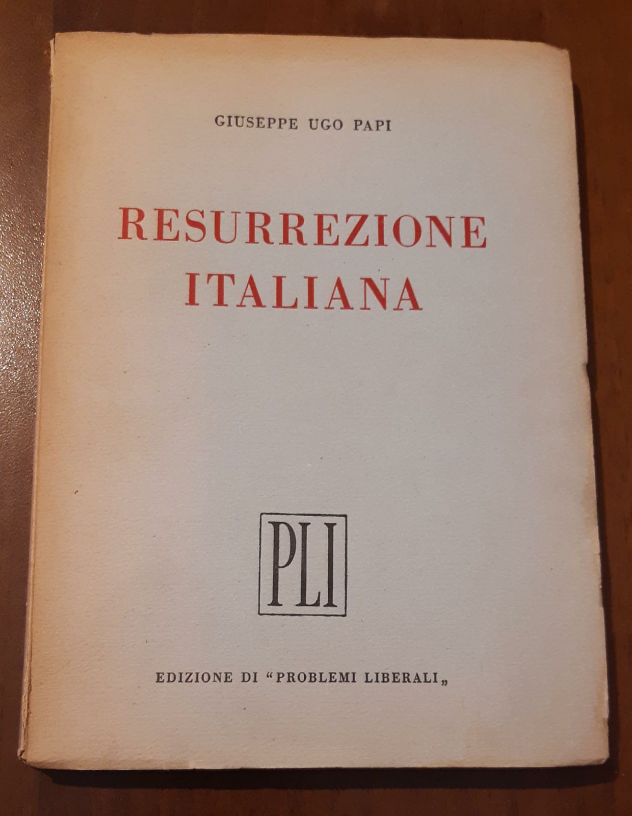 Resurrezione Italiana - copertina