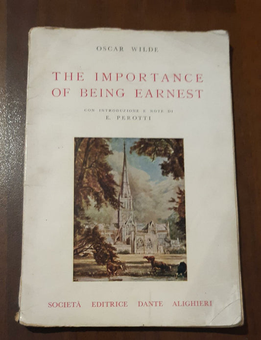 The importance of being earnest - copertina
