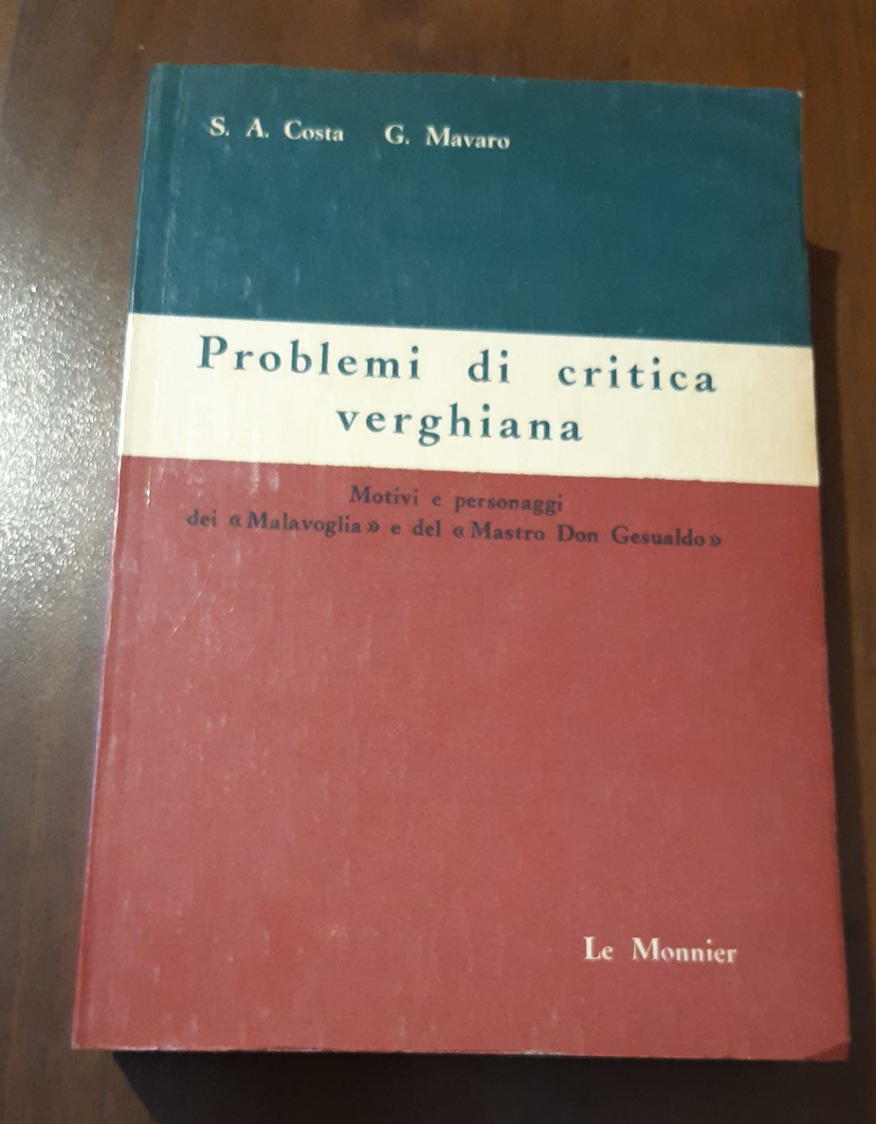 Problemi di critica verghiana. Motivi e personaggi dai Malavoglia e del Mastro Don Gesualdo - copertina
