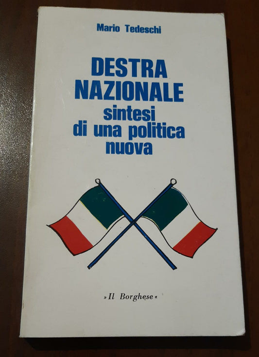 Destra nazionale sintesi di una politica nuova - copertina