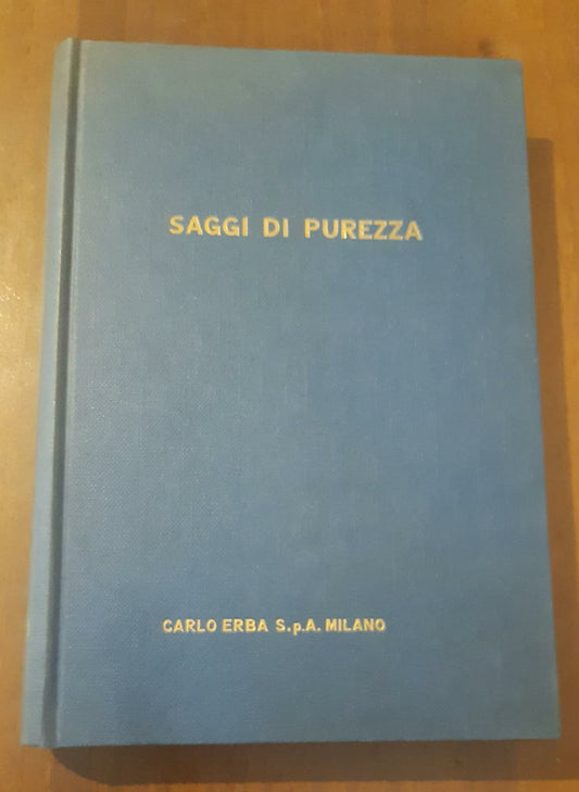 Saggi di purezza - copertina