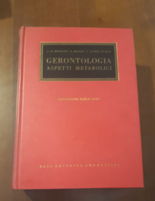 Gerontologia aspetti metabolici - copertina