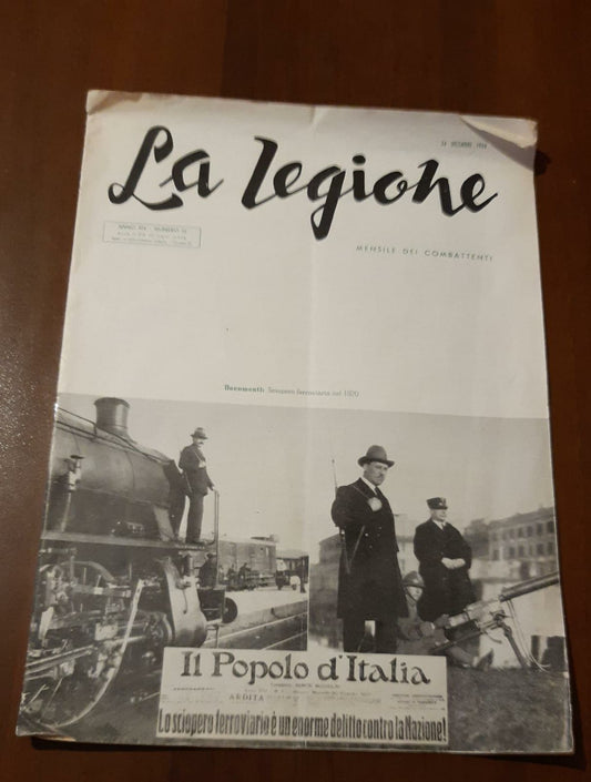 La legione quindicinale dei combattenti - copertina