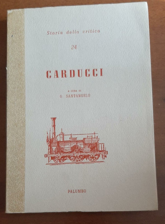 Carducci Storia della critica - copertina