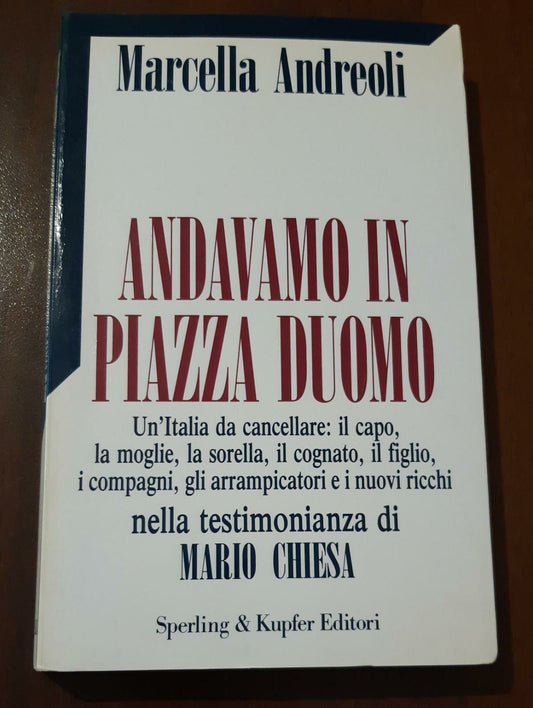 Andavamo in piazza Duomo - copertina