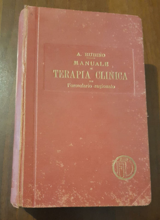 Manuale di terapia clinica con formulario ragionato - copertina