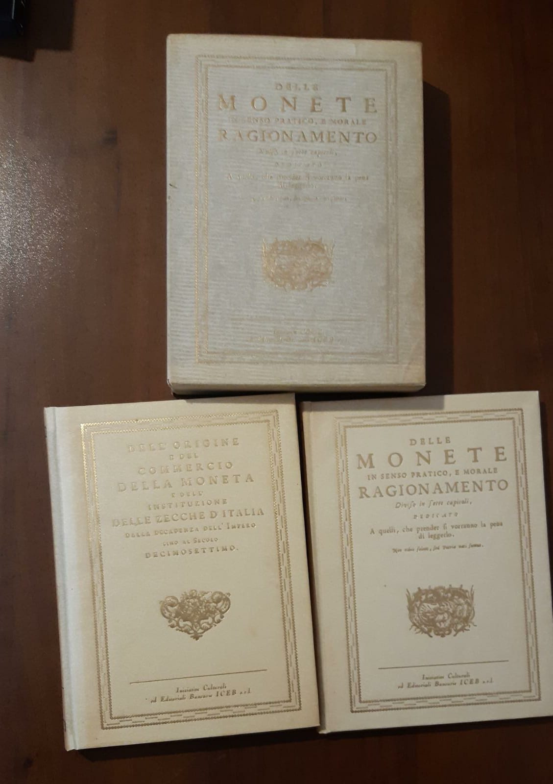 Delle Monete in senso pratico e morale - copertina