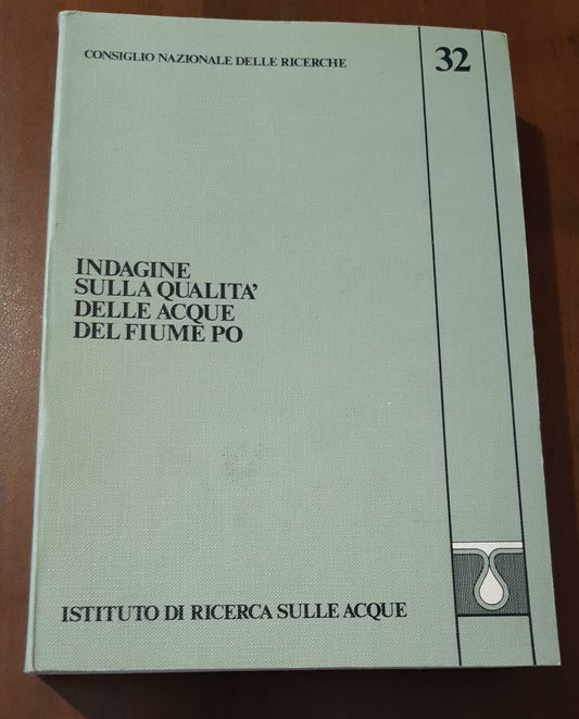 Indagini sulla qualità delle acque del fiume Po - copertina