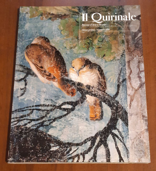 Il Quirinale - Rivista d'Arte e Storia - Anno primo, numero due - copertina