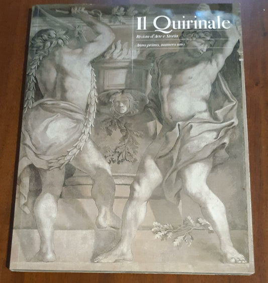 Il quirinale rivista d'arte e storia anno primo numero uno - copertina