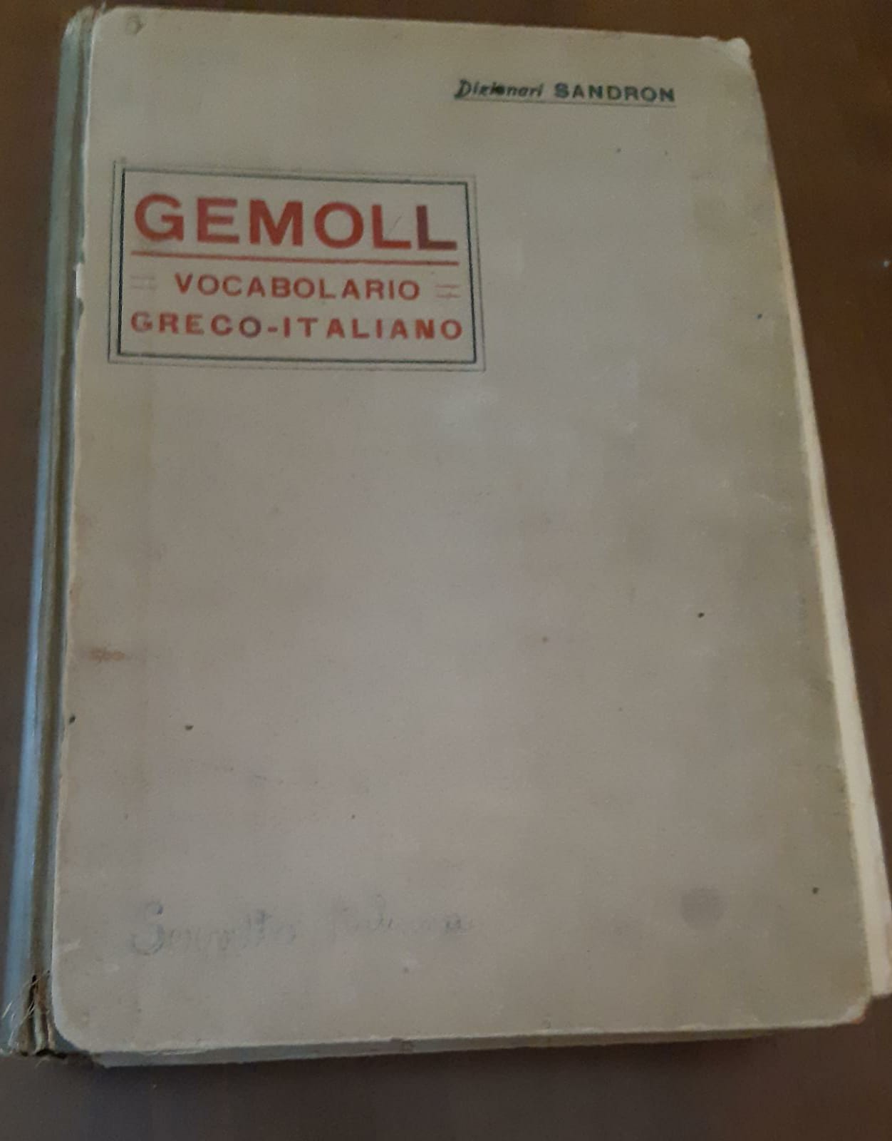 Vocabolario Greco-Italiano - copertina