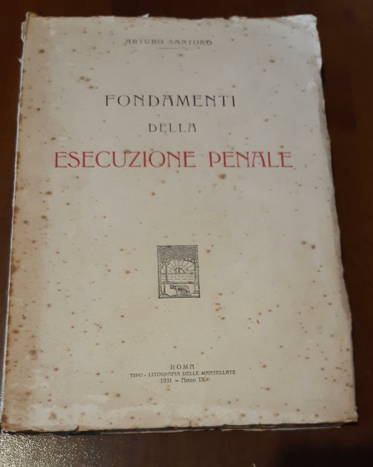 Fondamenti della esecuzione penale - copertina