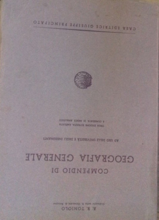 Compendio di geografia generale, ad uso delle università e degli insegnanti - copertina