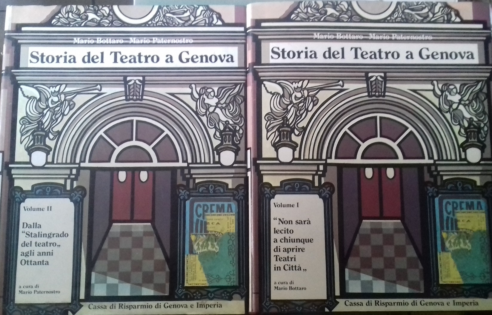 Storia del Teatro a Genova. Volumi I-II - copertina