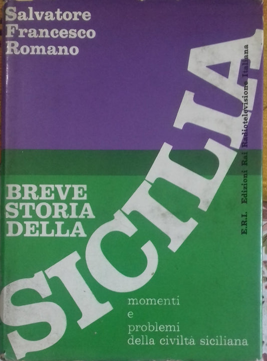 Breve storia della Sicilia. Momenti e problemi della civiltà siciliana - copertina