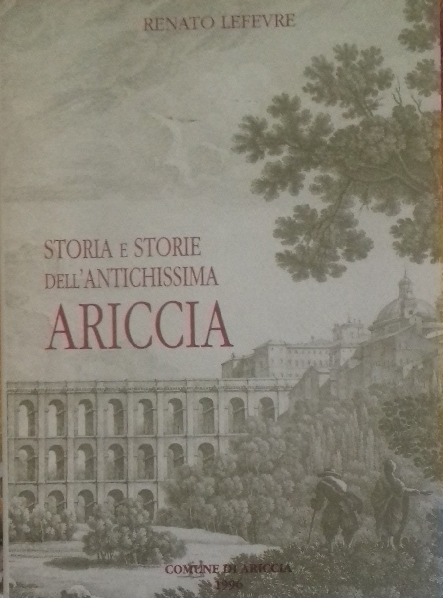 Storia e storie dell'Antichissima Ariccia - copertina