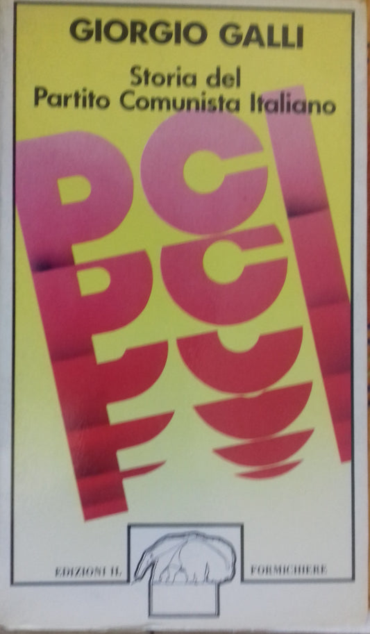 Storia del Partito Comunista Italiano - copertina