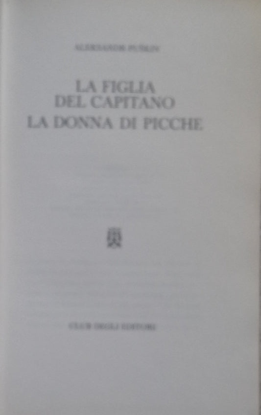La Figlia del Capitano - La donna di Picche - copertina