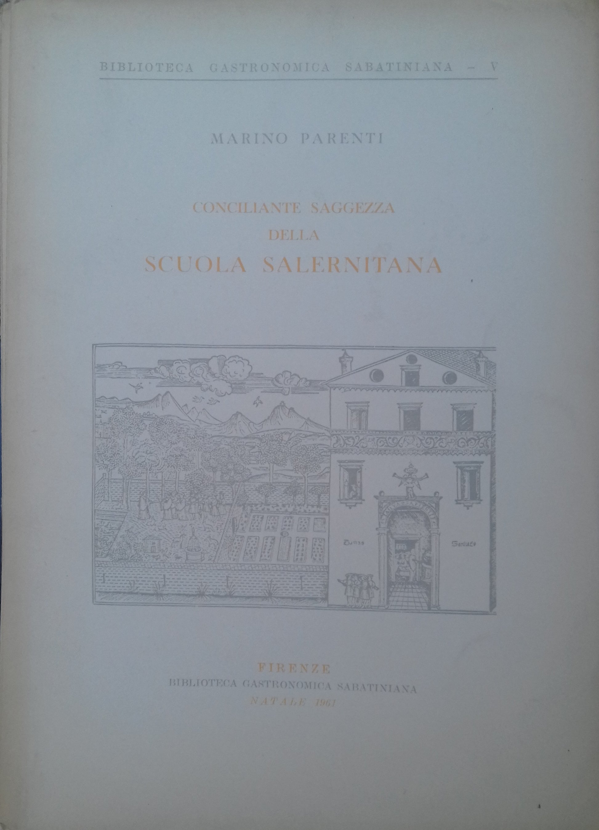 Conciliante saggezza della scuola salernitana - copertina