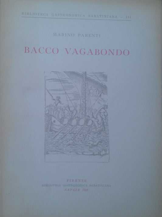 Bacco vagabondo - copertina