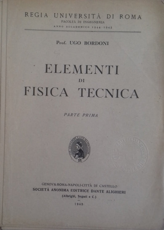 Elementi di Fisica Tecnica - copertina