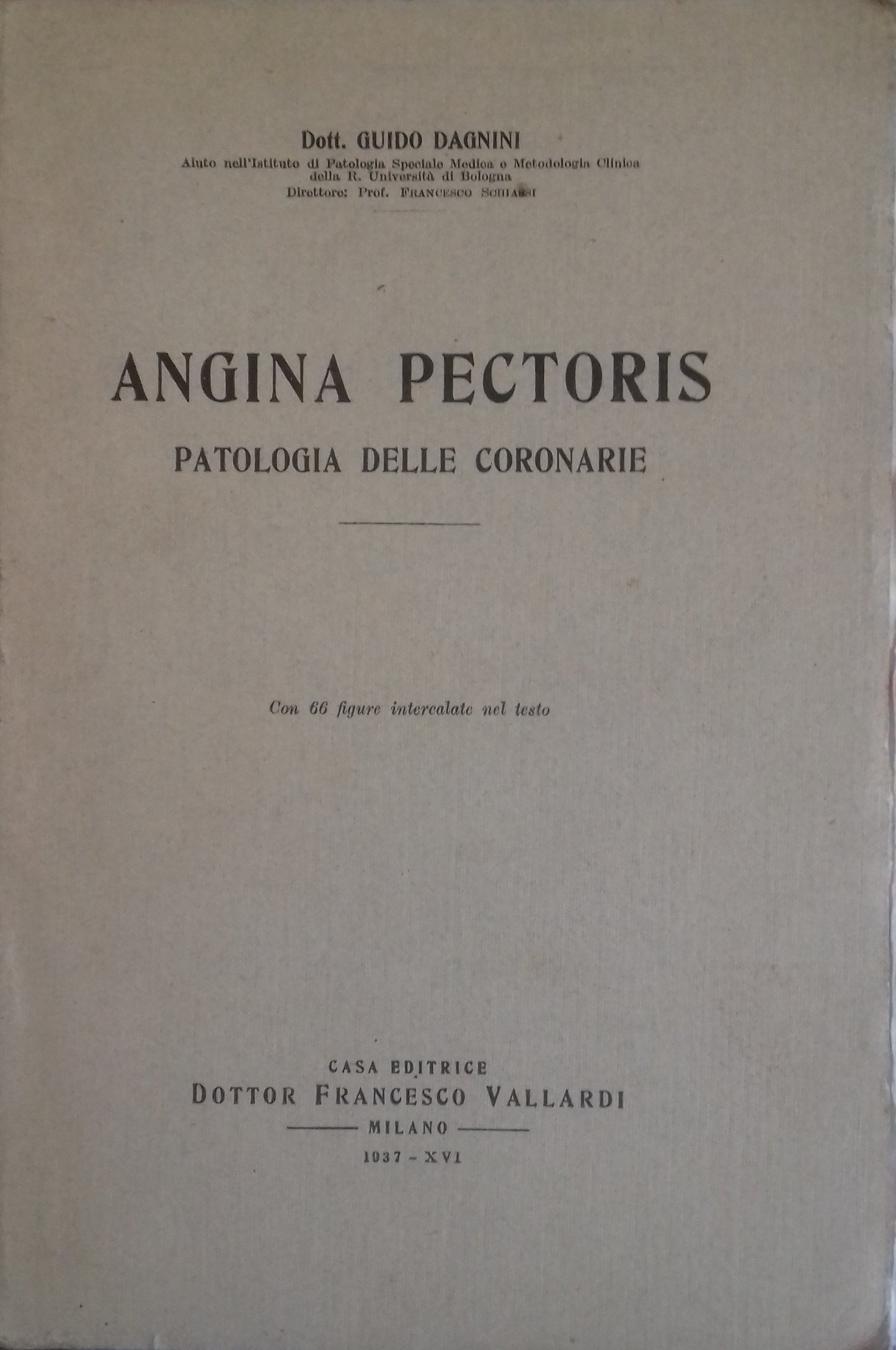 Angina Pectoris. Patologia delle coronarie - copertina
