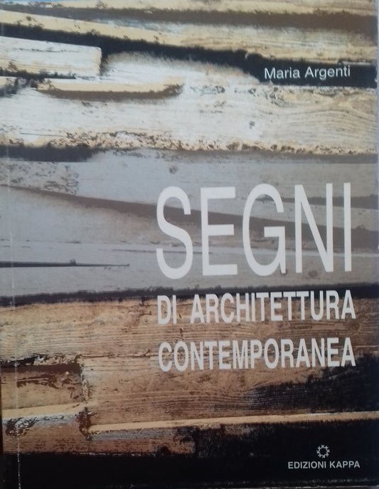 Segni di architettura contemporanea - copertina